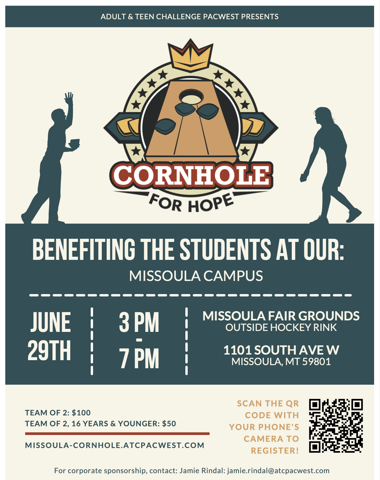CORN HOLE FOR HOPE