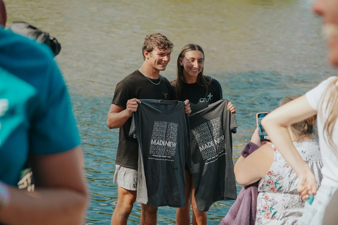 Yesterday was a beautiful day to celebrate baptisms! 

&ldquo;Therefore, if anyone is in Christ, the new creation has come: The old has gone, the new is here!&rdquo;
‭‭2 Corinthians‬ ‭5‬:‭17‬