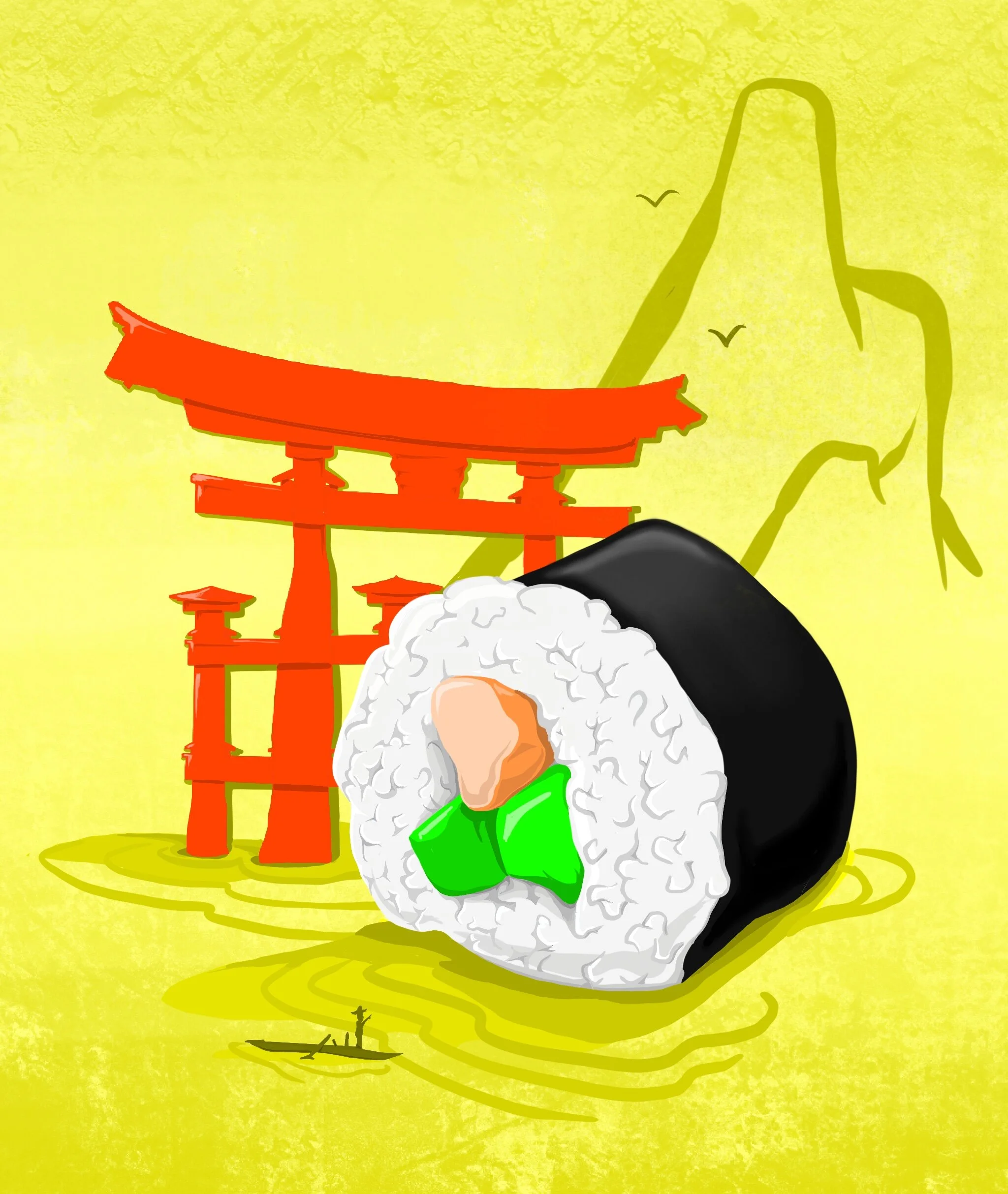 World Records of Food (Japan - Sushi Roll)