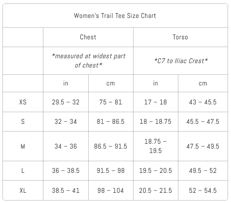 Terignota Women's Trail Tee Size Guide.png