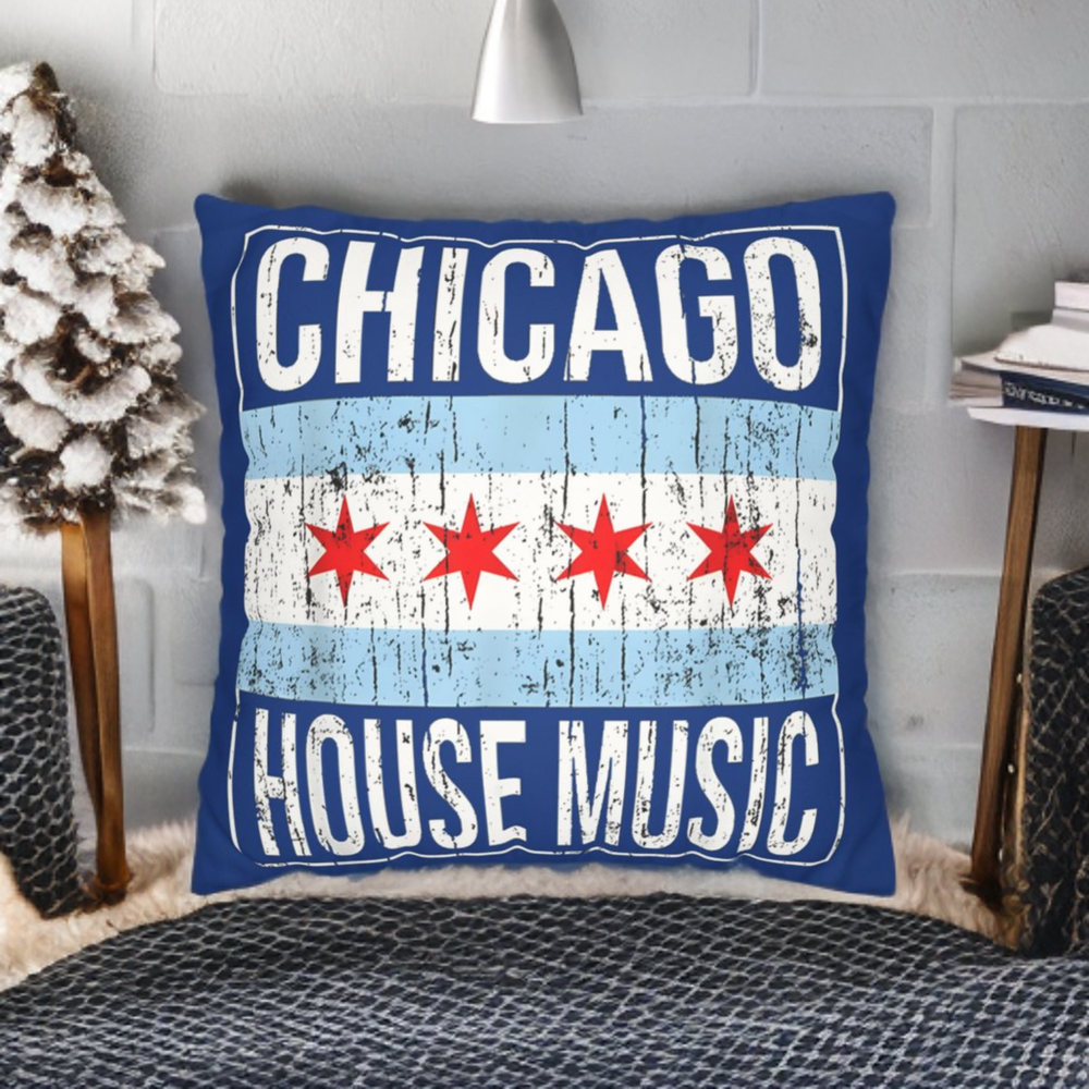 Square Pillow — Chicago House Music
