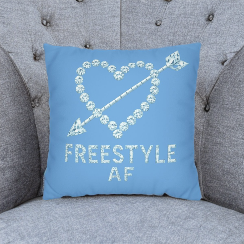 💙 Freestyle AF Throw Pillow 💙💎