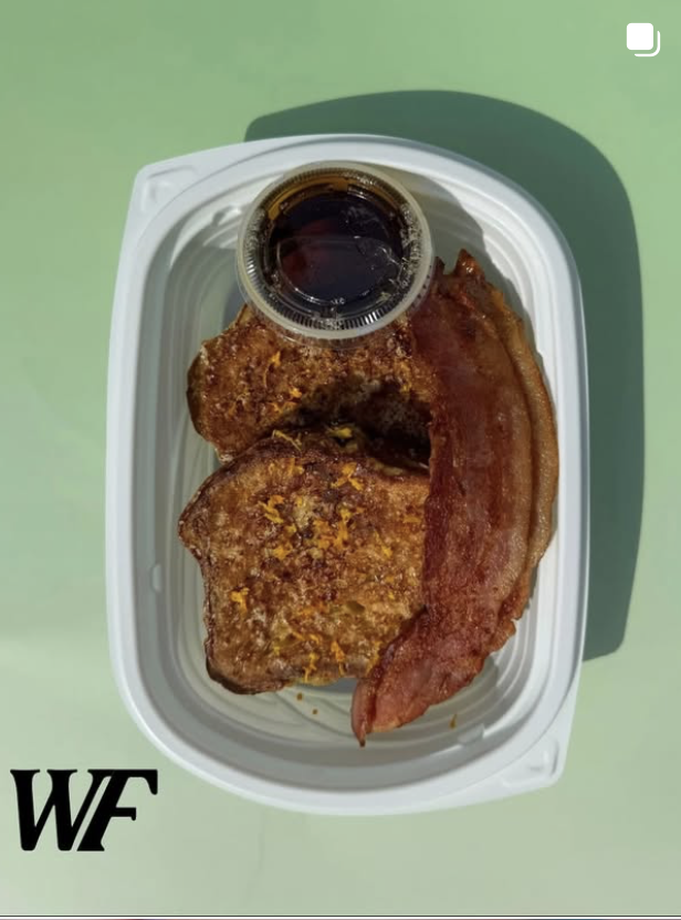 FRENCH TOAST WITH BACON