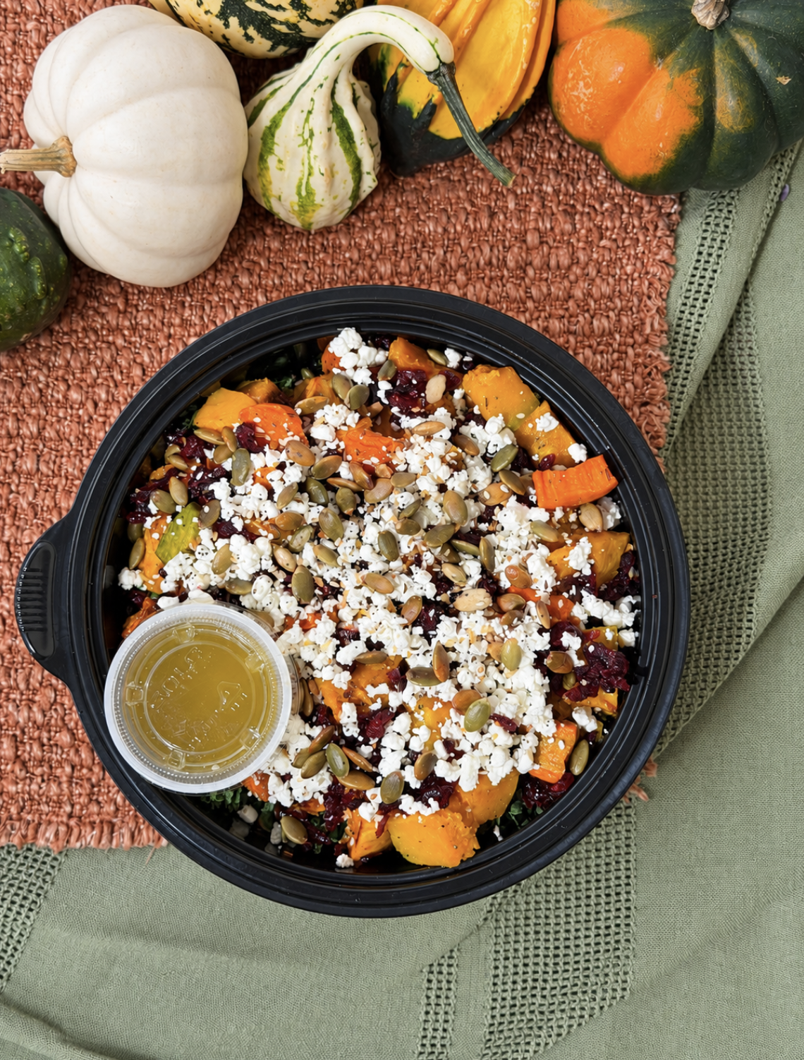Autumn Harvest Kale Salad