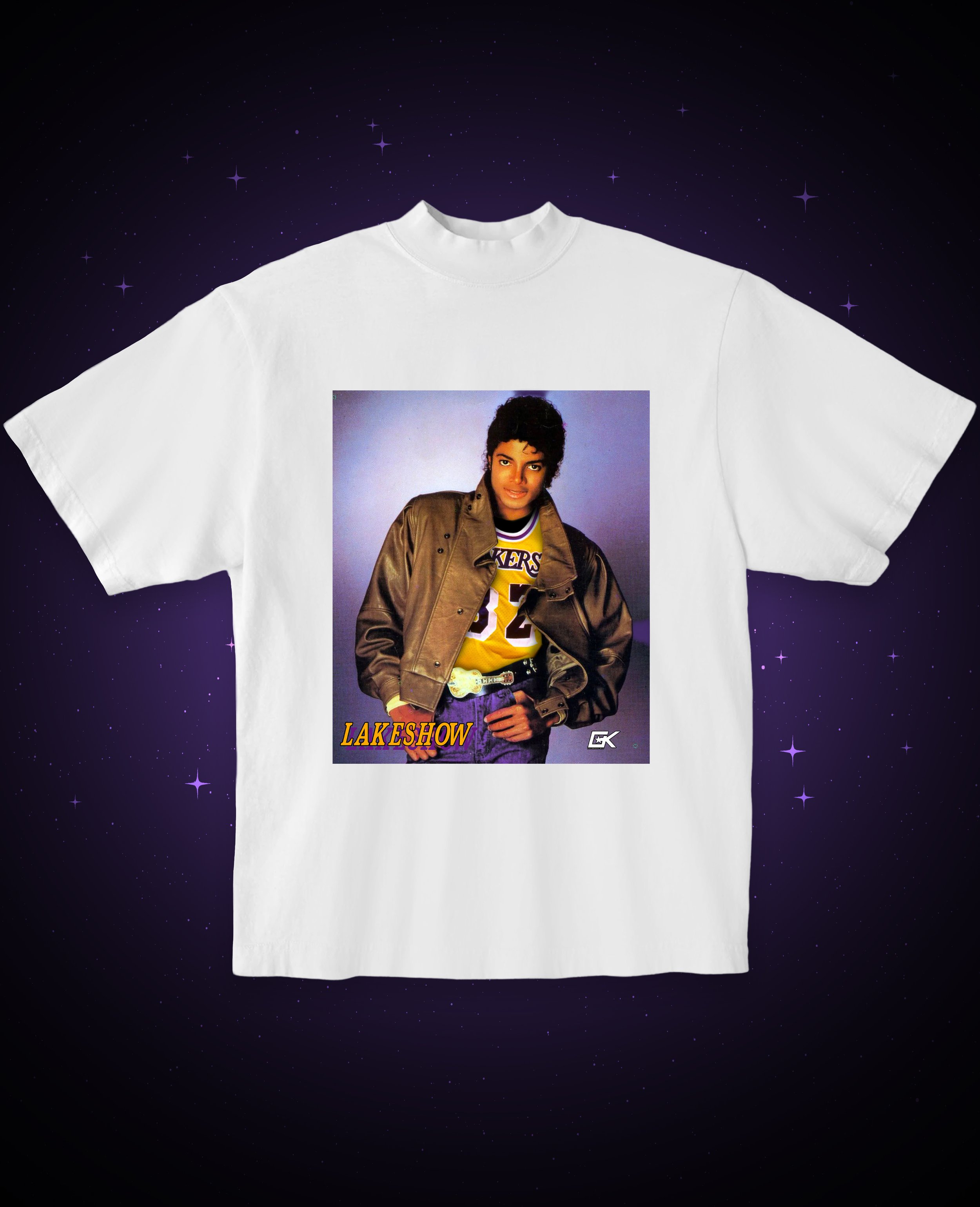 MICHAEL JACKSON X LAKESHOW - VINTAGE BOX TEE - 2 COLORS AVAILABLE