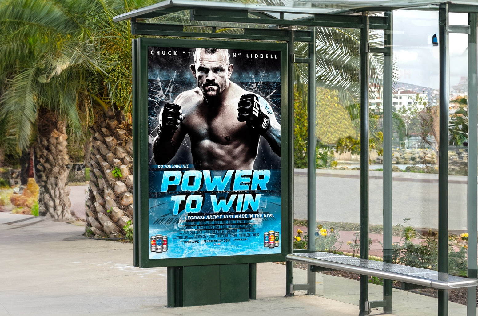 Outdoor Signage Featuring UFC® Fighter Chuck Liddell