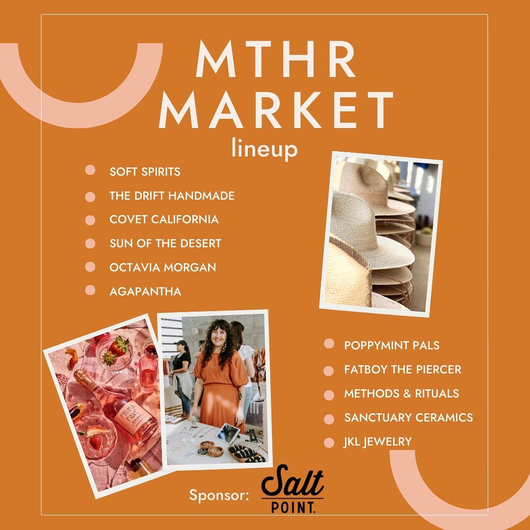 🌵M T H R  M A R K E T🌵

Come join us for an early Mother&rsquo;s Day Spring Market event at @autocamp, Joshua Tree on Saturday, May 6th! (1:30-5)

Our MTHR Markets are a one-of-a-kind, highly curated shopping experience designed to pamper our mama 