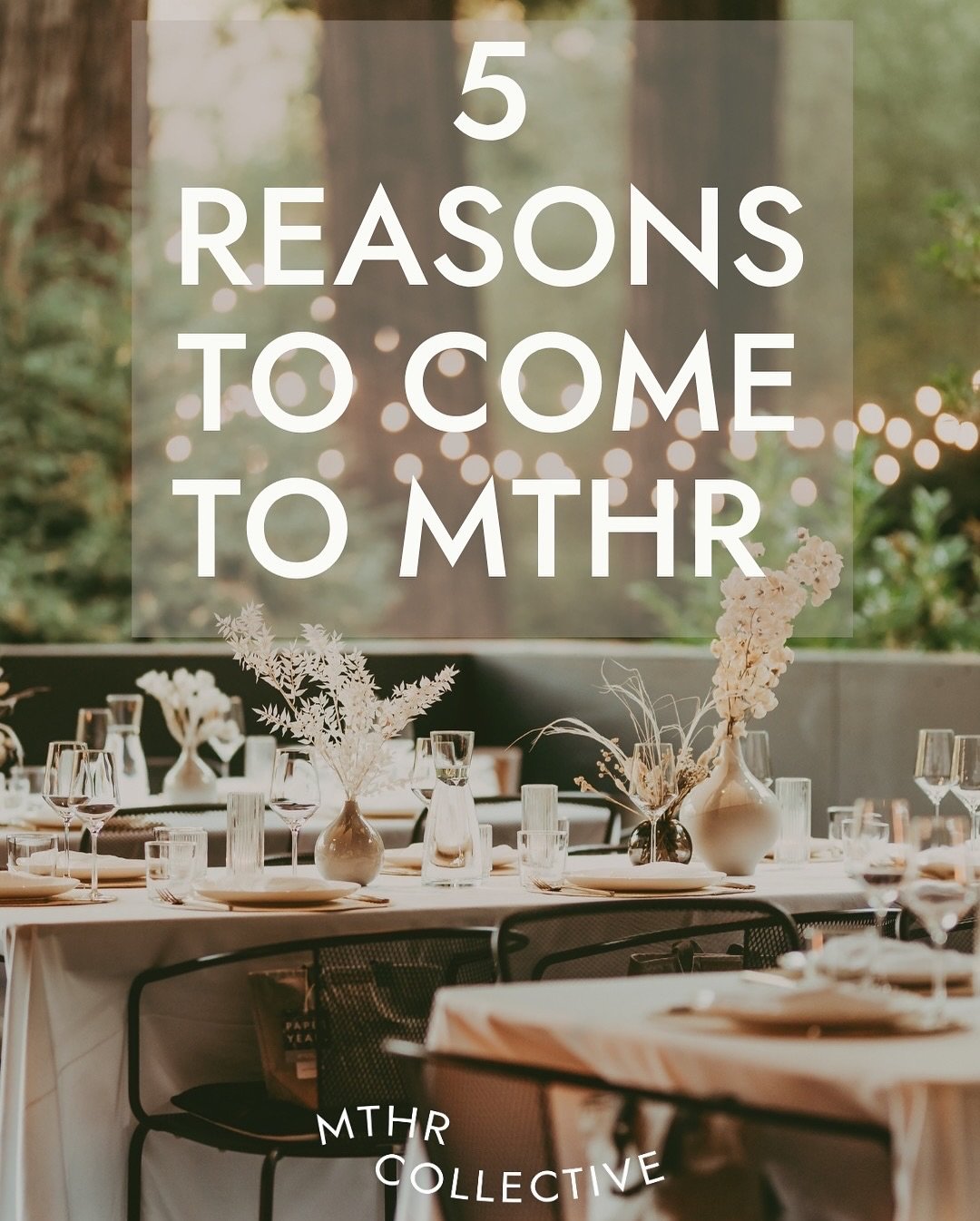You don&rsquo;t need another conference.
You need a reset.
A real one.
⠀⠀⠀⠀⠀⠀⠀⠀⠀
Here are 5 reasons MTHR is the mom retreat you didn&rsquo;t know you desperately needed.
✨ Wellness that actually works
✨ Speakers who say the quiet parts out loud
✨ Com