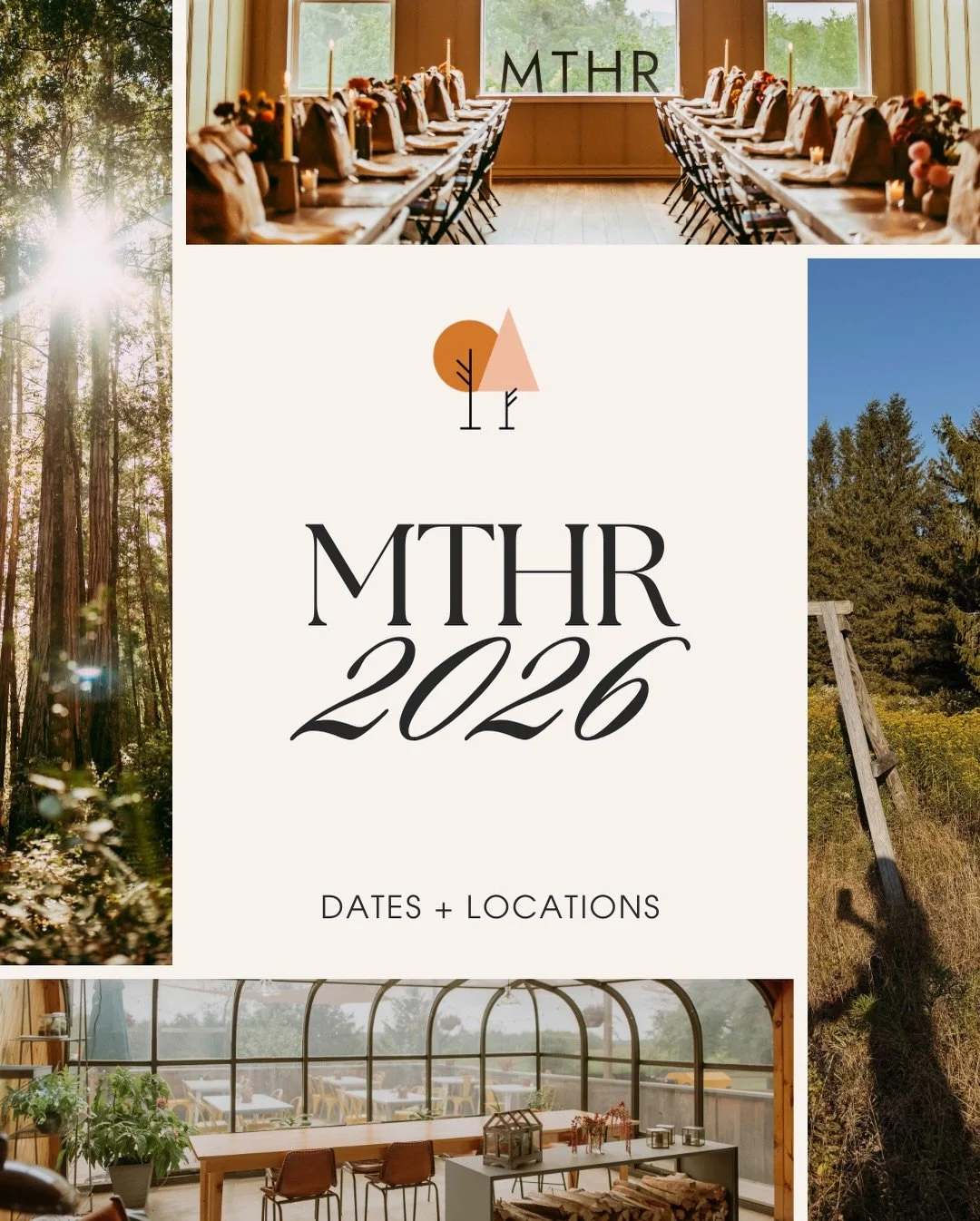 A new year. One beloved return, one brand-new destination. Same magic. ✨

We&rsquo;re officially opening the doors to MTHR 2026, and here&rsquo;s where we&rsquo;re landing:
📍 @yokayo_ranch : Ukiah, CA: October 15&ndash;18 
📍 @thearnoldhouse : Catsk