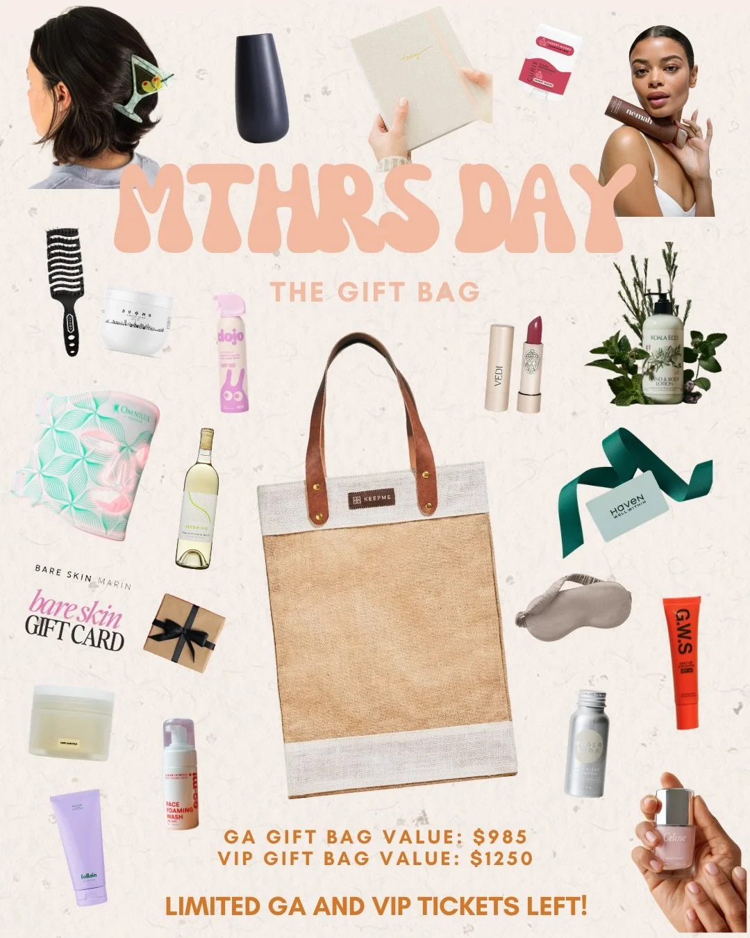 Not to brag, but we created the dreamiest Mother&rsquo;s Day-inspired event ever, and trust us, you&rsquo;re not going to want to miss it (or be stuck watching it all from our stories).

There&rsquo;s just ONE General Admission ticket left and only 5