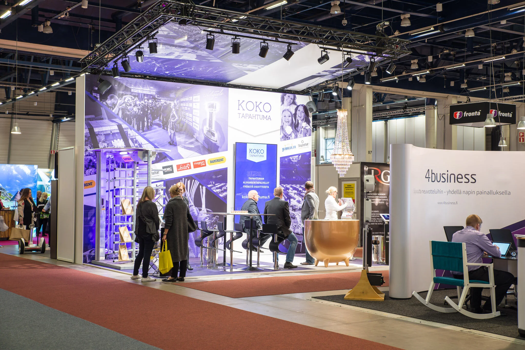 Koko Tapahtuman messuosasto kongressimessuilla