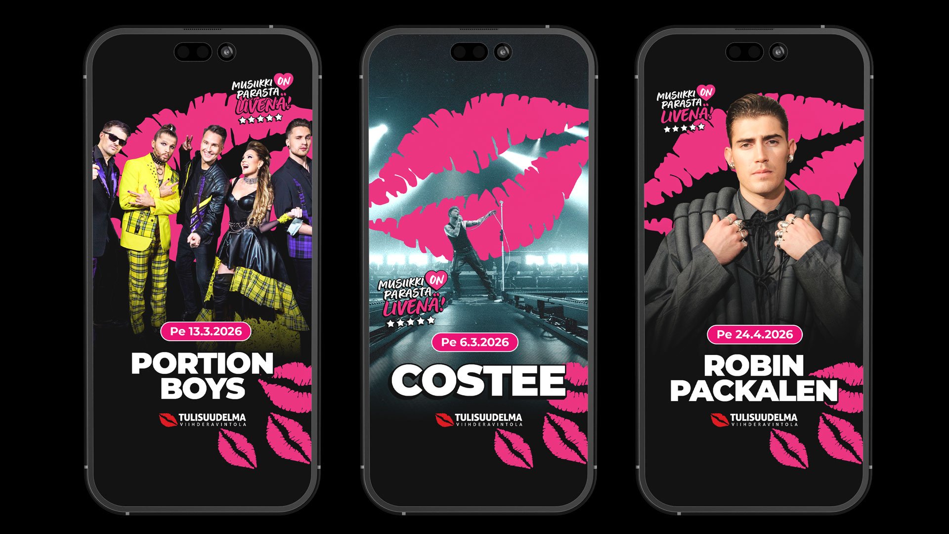 Viihderavintola Tulisuudelma, tapahtumat