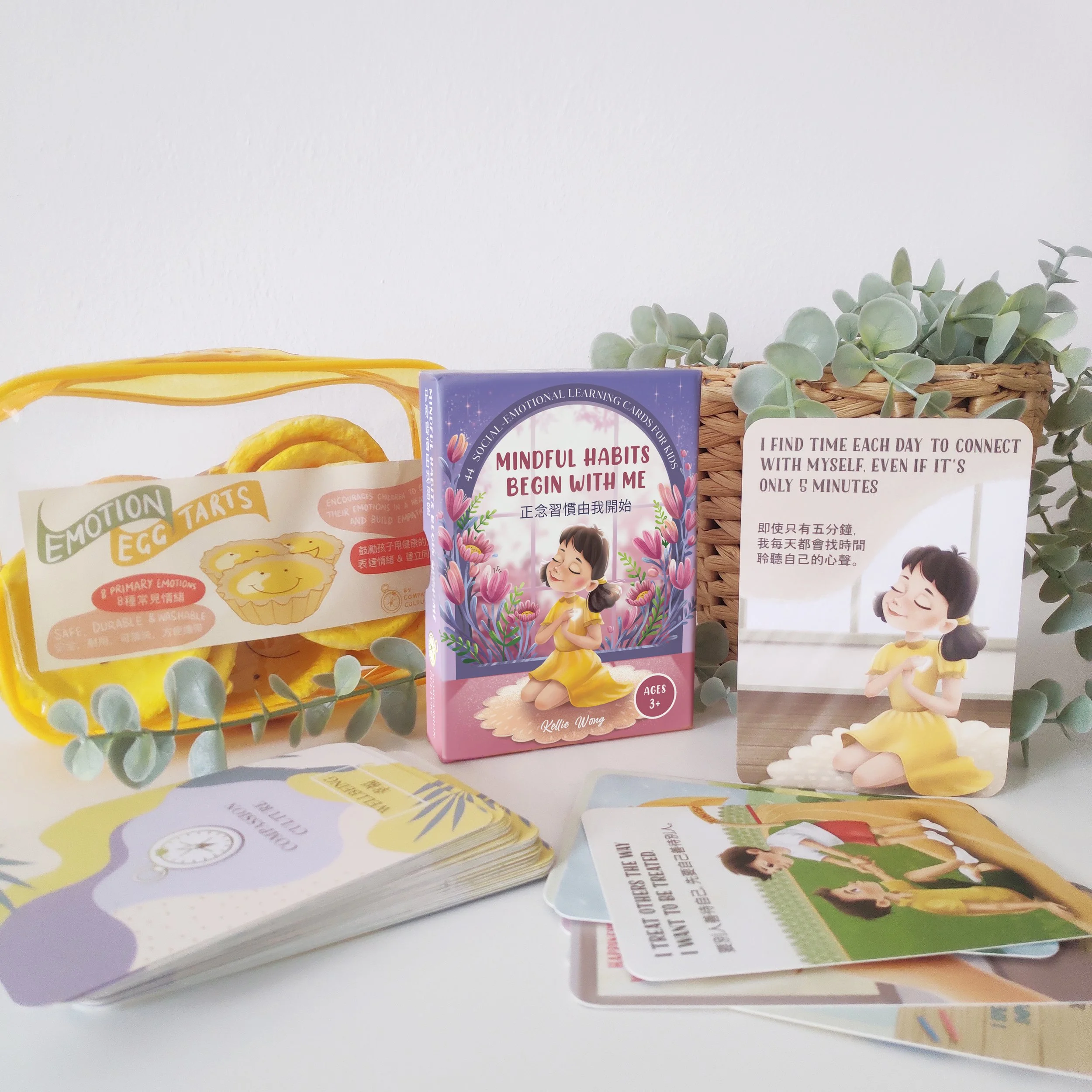 The Mindful Bundle: Emotional Intelligence Cards + Egg Tarts