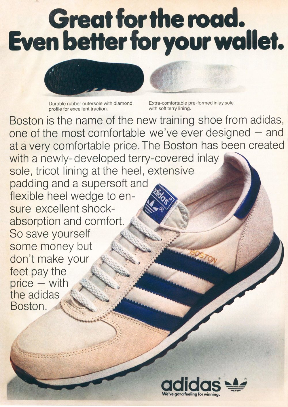 Adidas Boston Original 1982 Ad