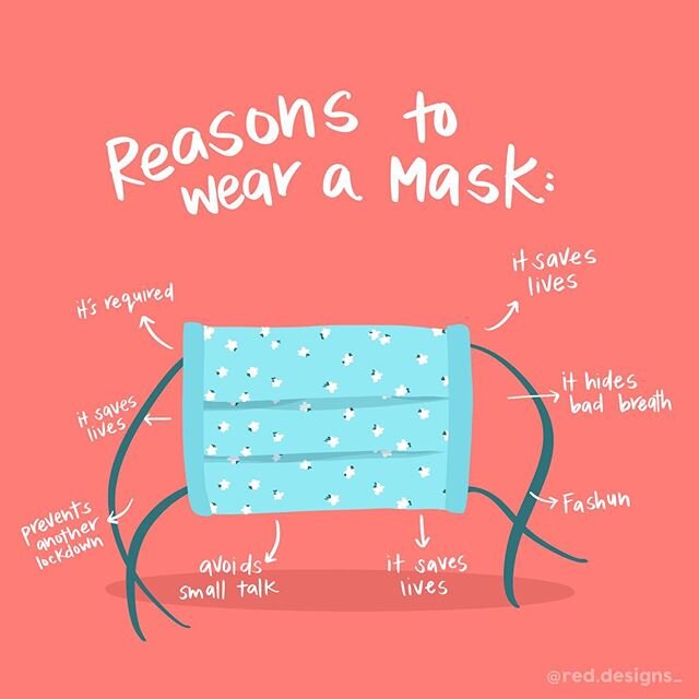 Did I mention it saves lives?
.
.
.
.
.
#wearyourmask #wearyourmask😷 #maskillustration #maskillustrations #preventcovid #preventcovid19 #stopthespreadofcovid19 #stopthespread #wearyourdamnmasks #covid19illustrations #girlsmakingmagic #graphicgang #w
