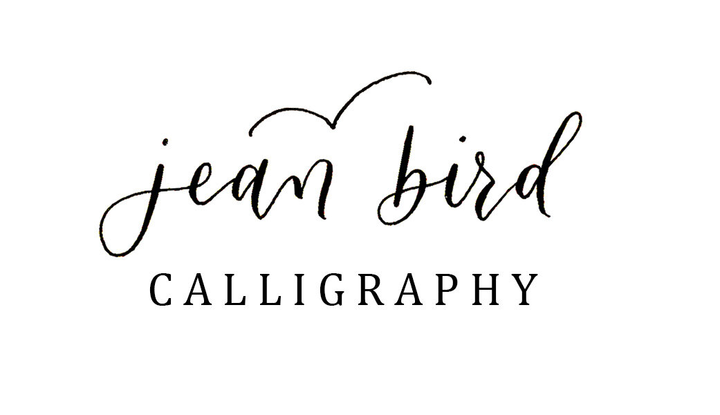 Jean Bird Calligraphy