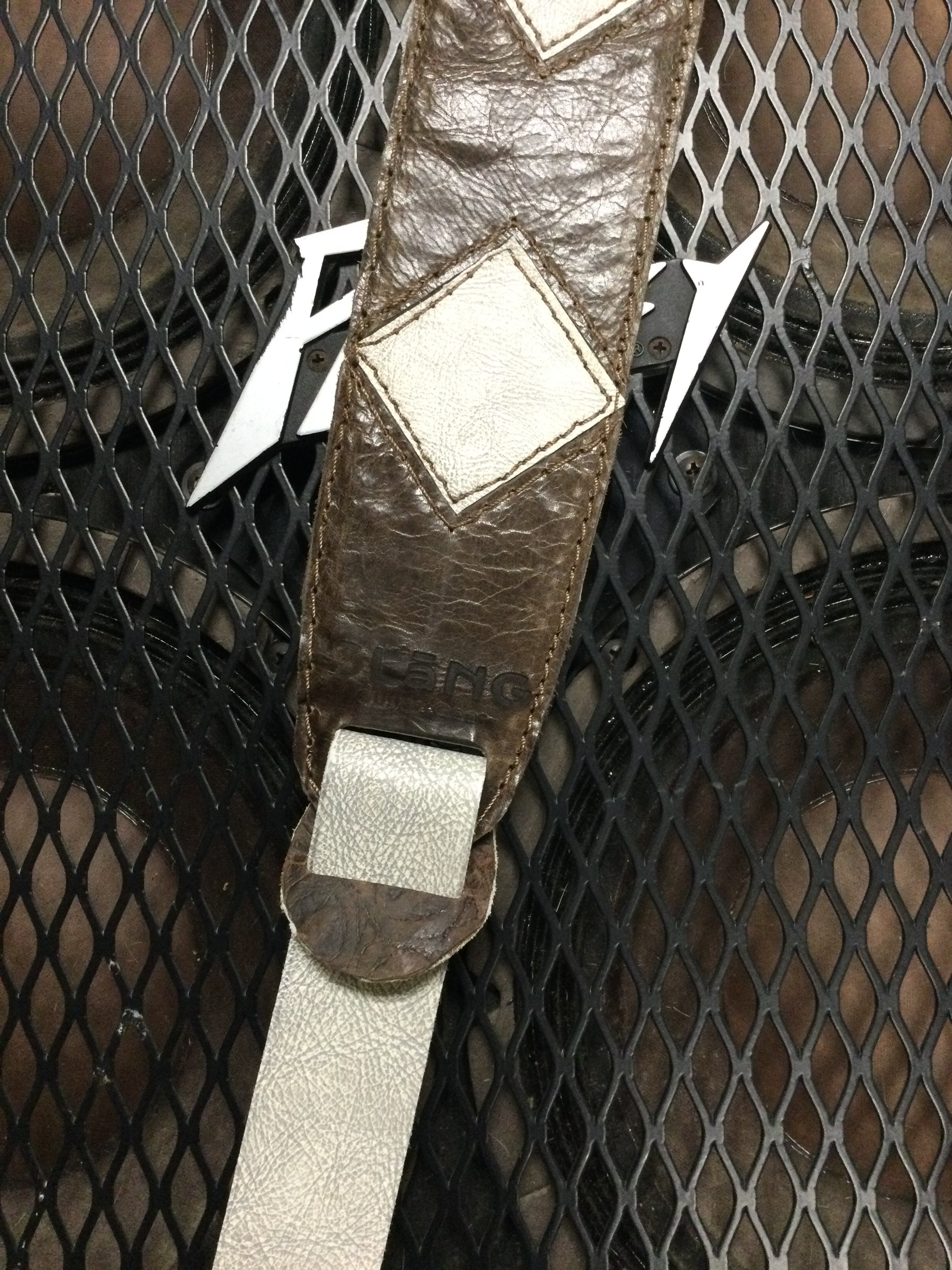 White Diamond Inlay Strap by SLāNG (GS0039)