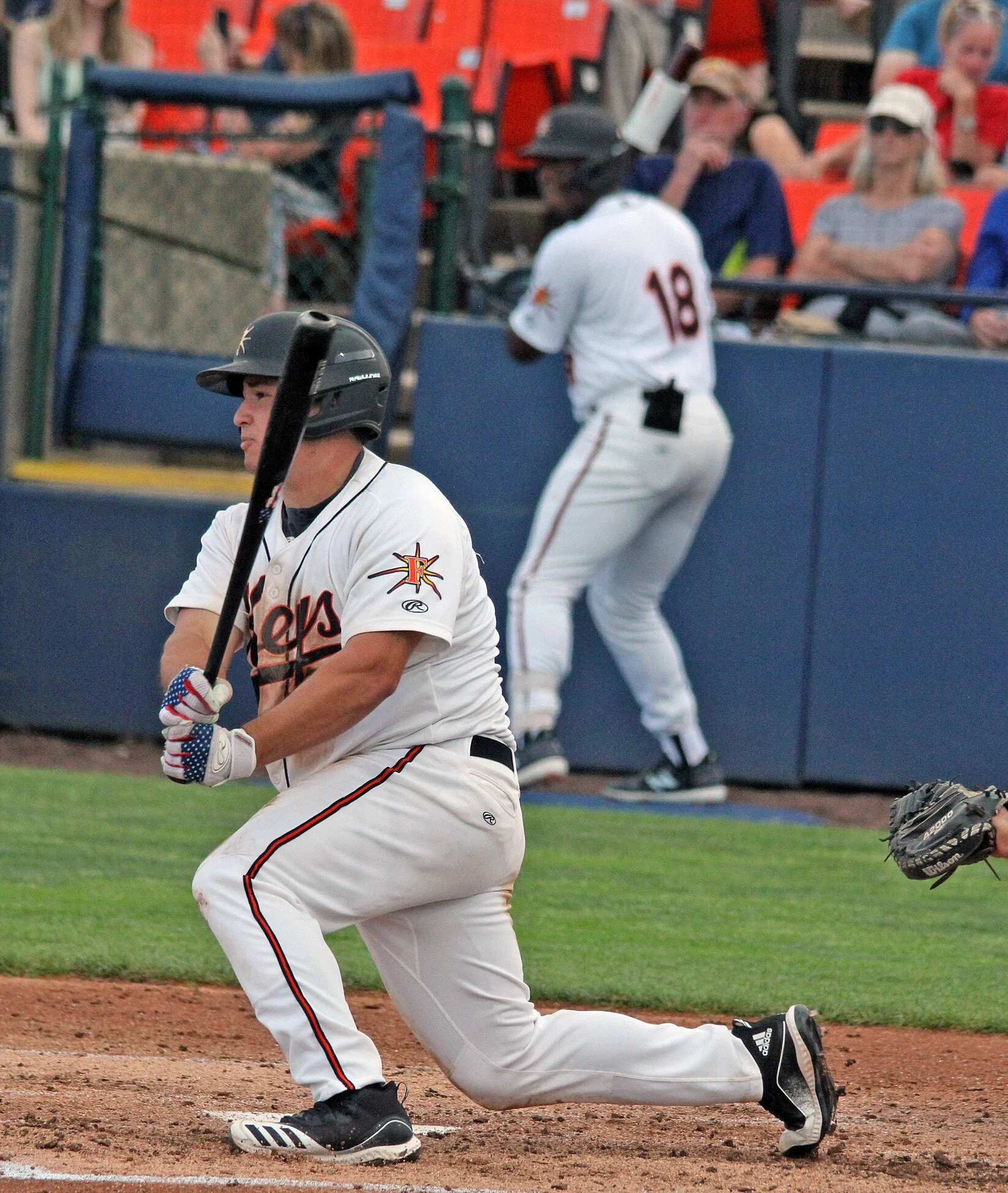 Nick Hernandez Hit a HR and 2B in game