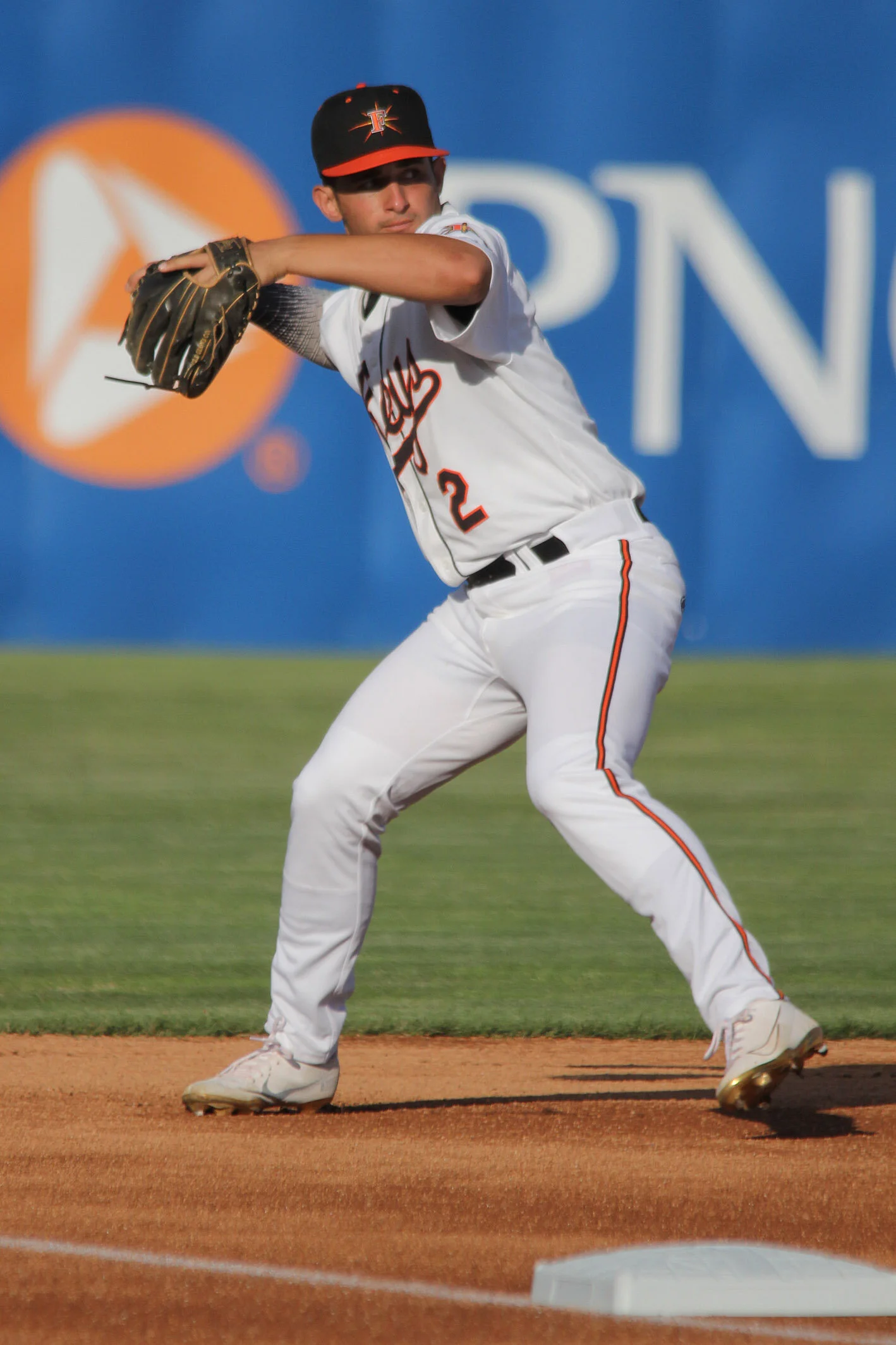 Alex Ulloa Makes Throw To 1B