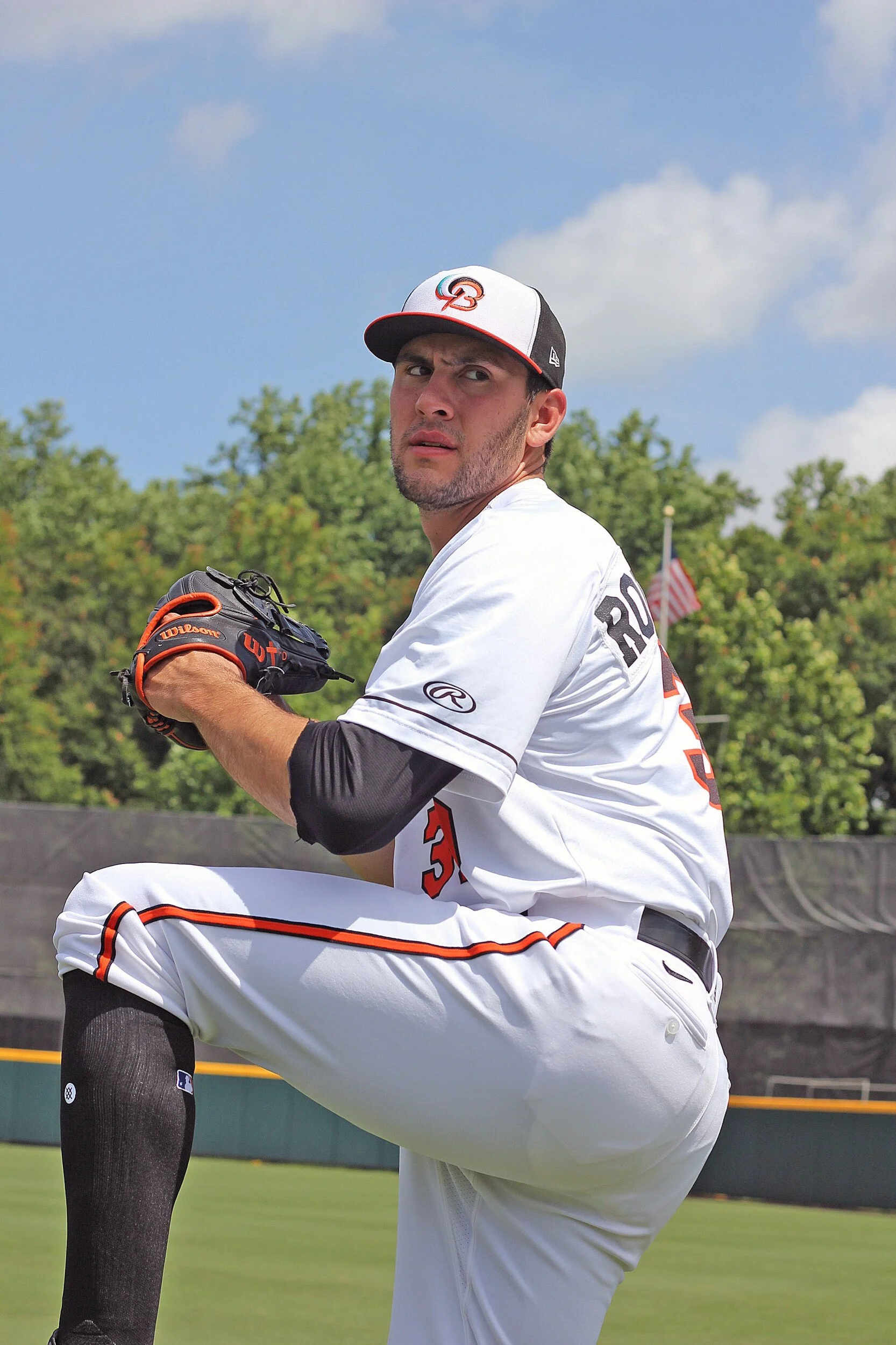 He has an Intimidating presence on the mound