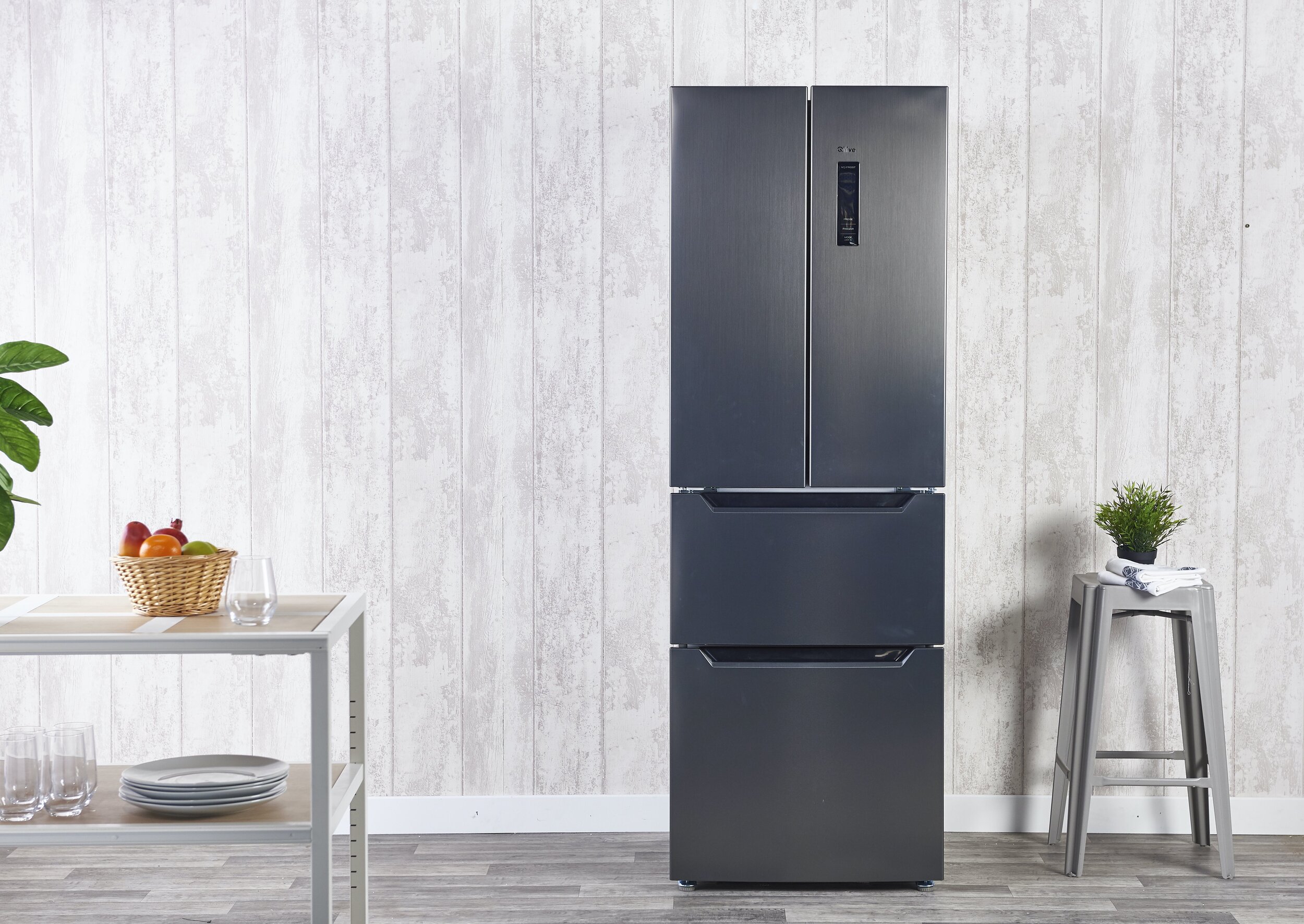 Réfrigérateurs Qilive multi-portes Dark Inox — Qilive