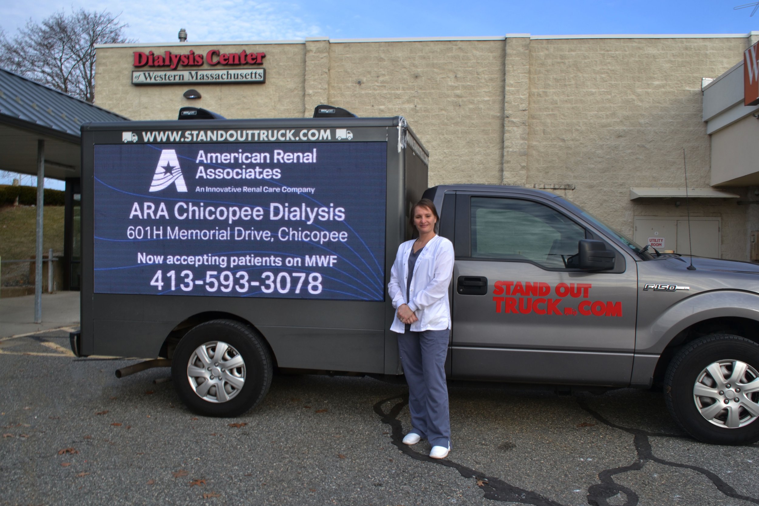 Dialysis Center of Western MA American Renal Associates Stand Out Truck1.JPG