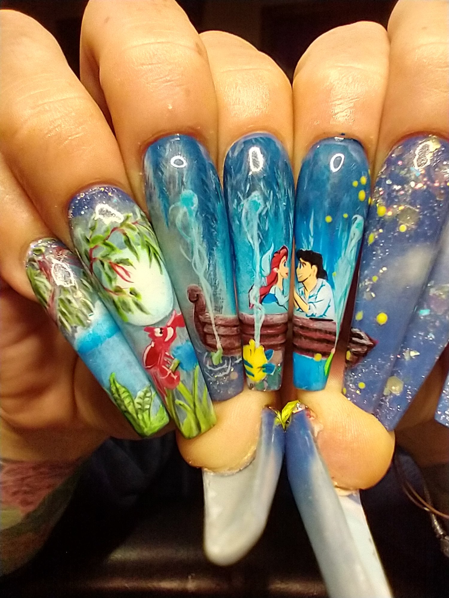 Mermaid nail-art is here, and it's everything we thought it would be