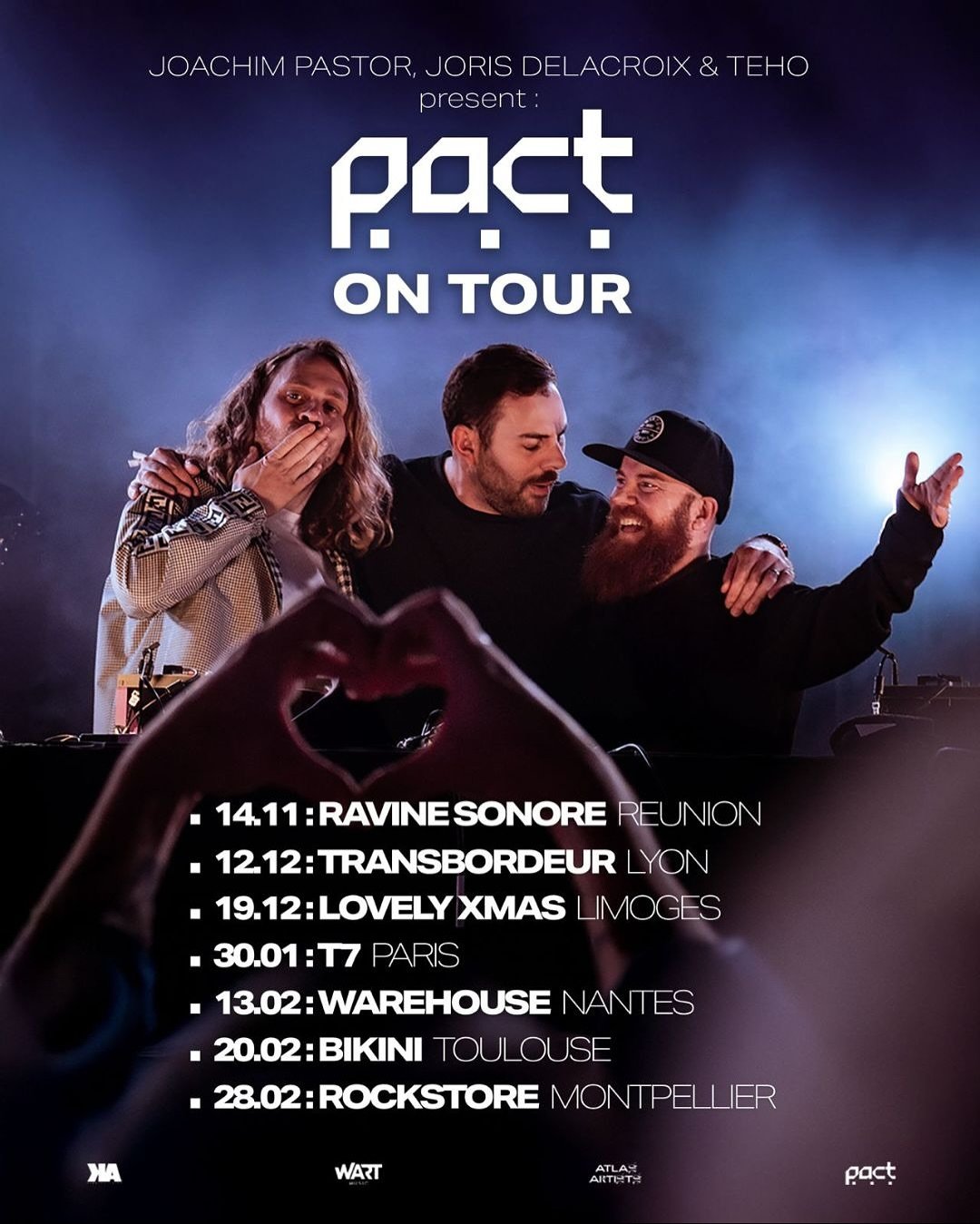 @pact.team annonce sa premi&egrave;re tourn&eacute;e d&eacute;but 2026
Les billets sont disponibles d&egrave;s maintenant 🎫
