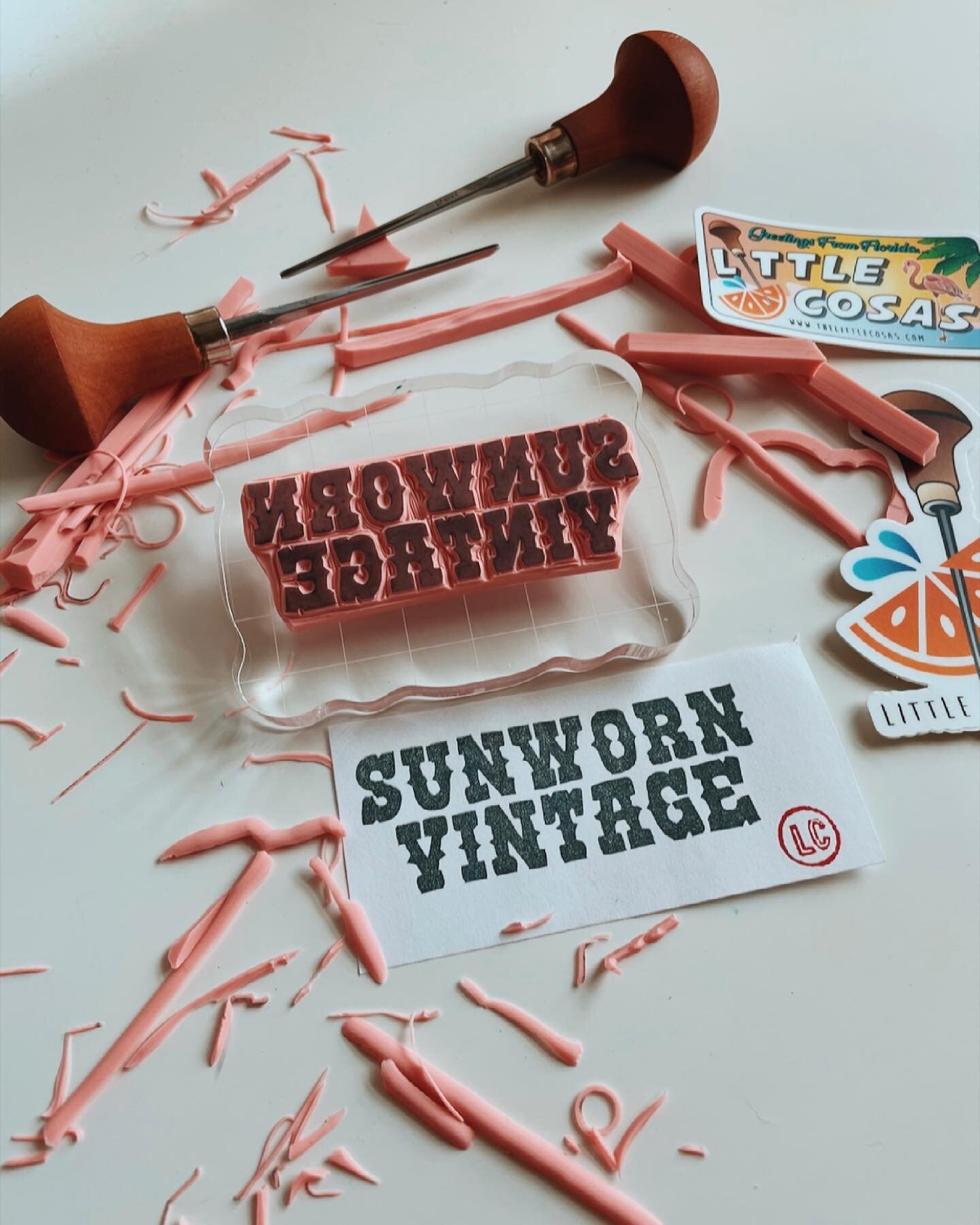 The typography in this stamp makes me want to rebrand and become a vintage cowgirl. Nooo joke! 
✨ 
Here&rsquo;s the latest beauty for @sunwornvintage in Utah! She reworks textiles into the cutest/funkiest pieces! You have to check put her page! We ab