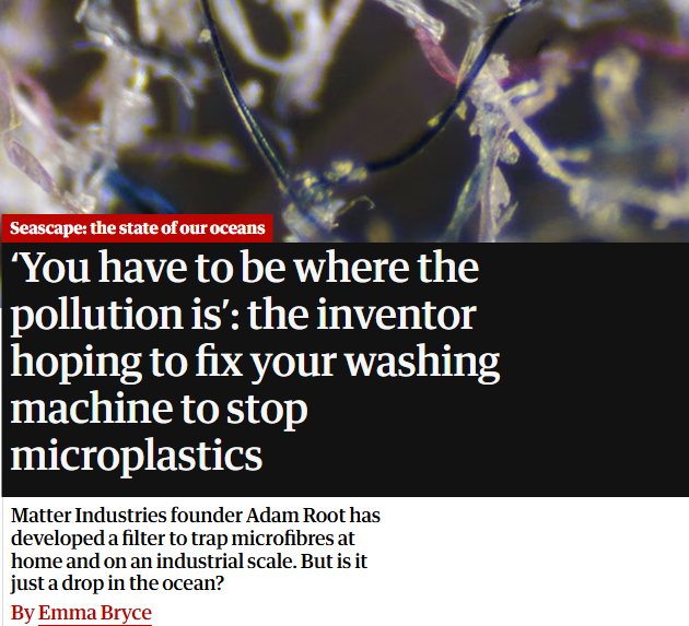 In The Guardian: Tackling Microplastics at the Source