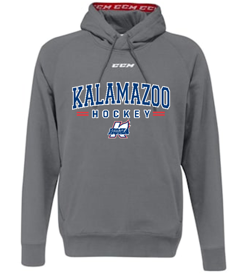 CCM Team Fleece Pullover Hoodie - GREY