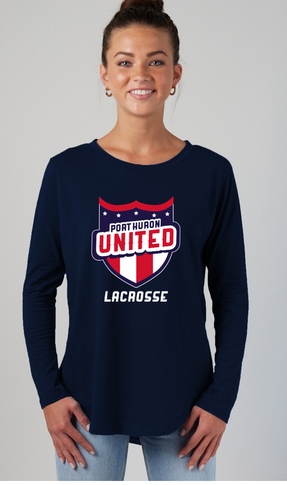 PH Lax Women's High- Low Long Sleeve Tee