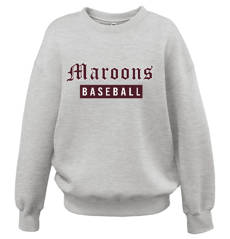 Maroon Women's Crew Neck