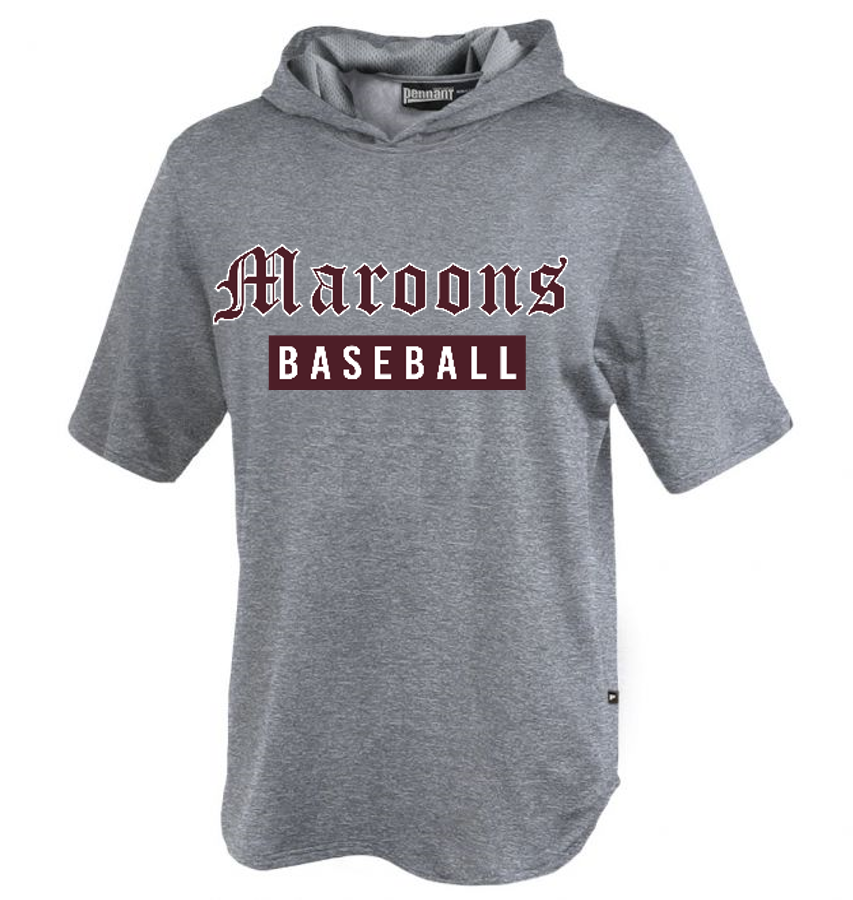 Maroons Short Sleeve Hoodie