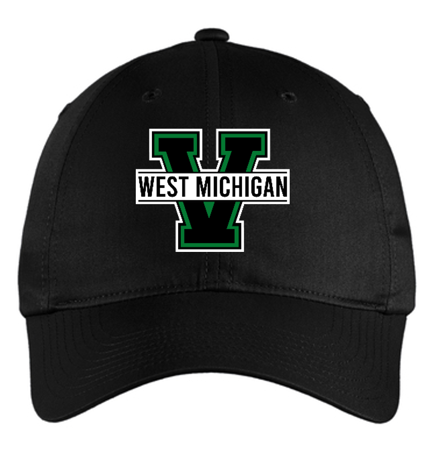 WM Varsity Nike Hat:  Black