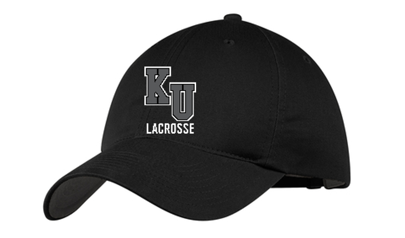 KU Lax Black Nike Hat