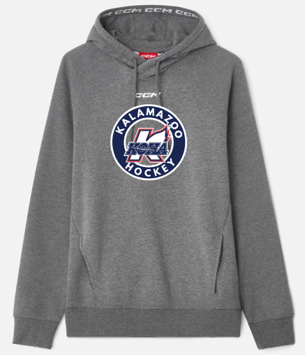 CCM Team Fleece Pullover Hoodie - GREY
