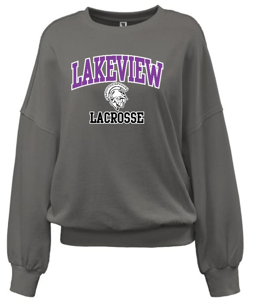 Lakeview Lax Women's Drop Shoulder Crew