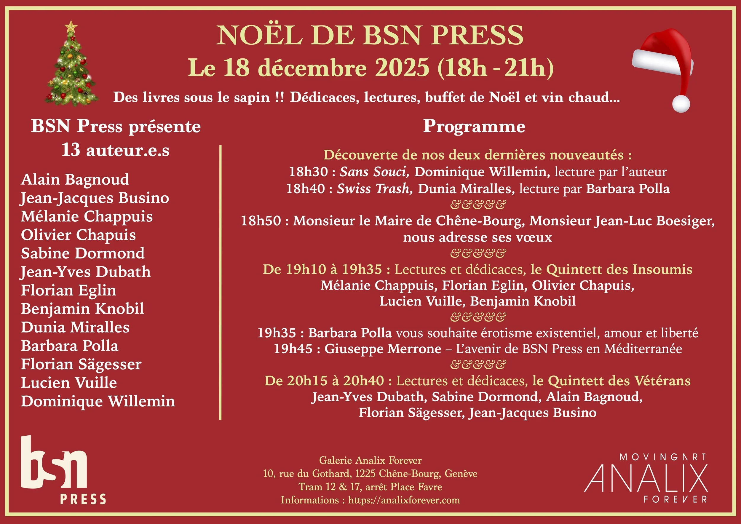 Noël de BSN Press 