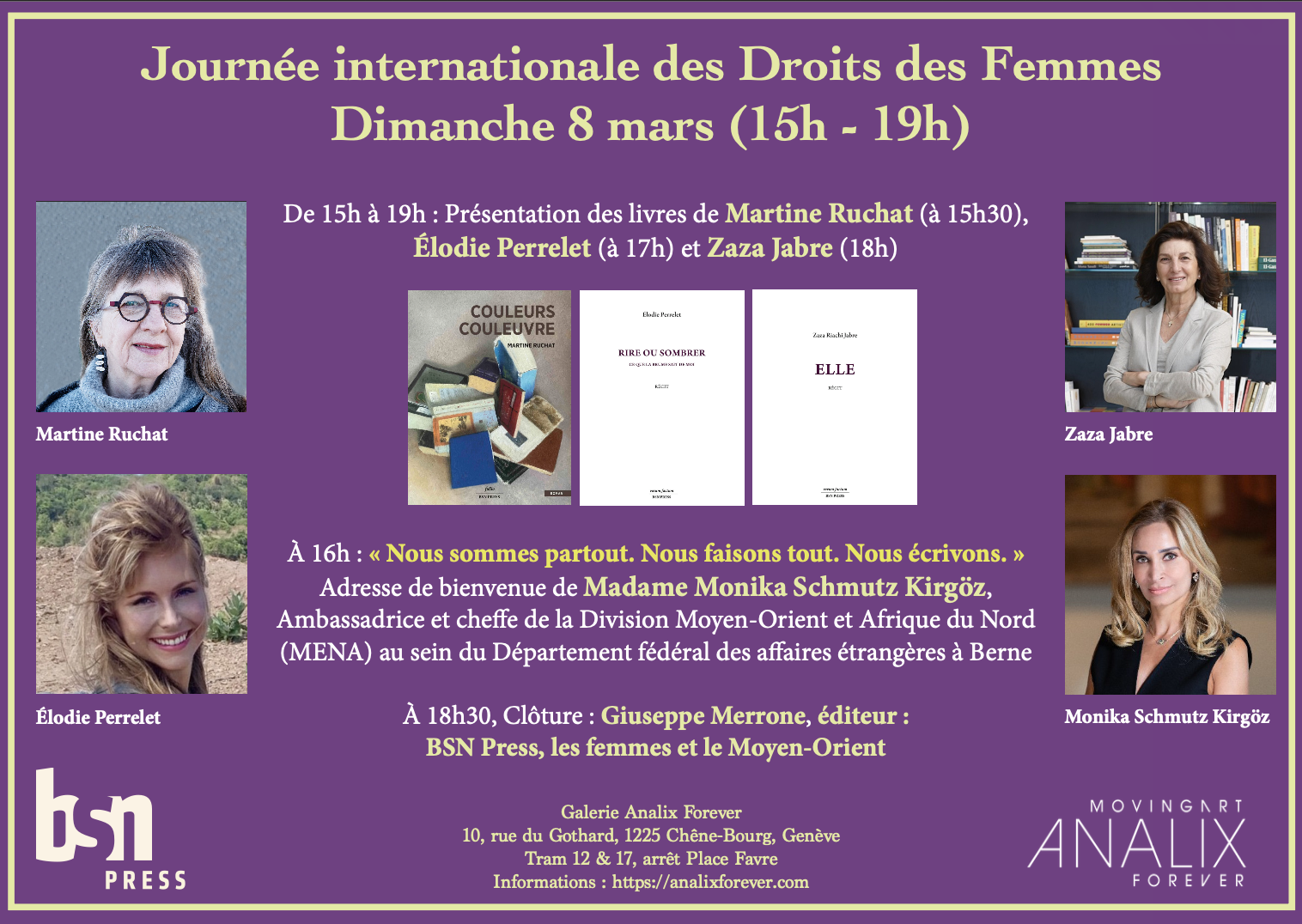 Des livres pour la Journée internationale des Droits des Femmes 