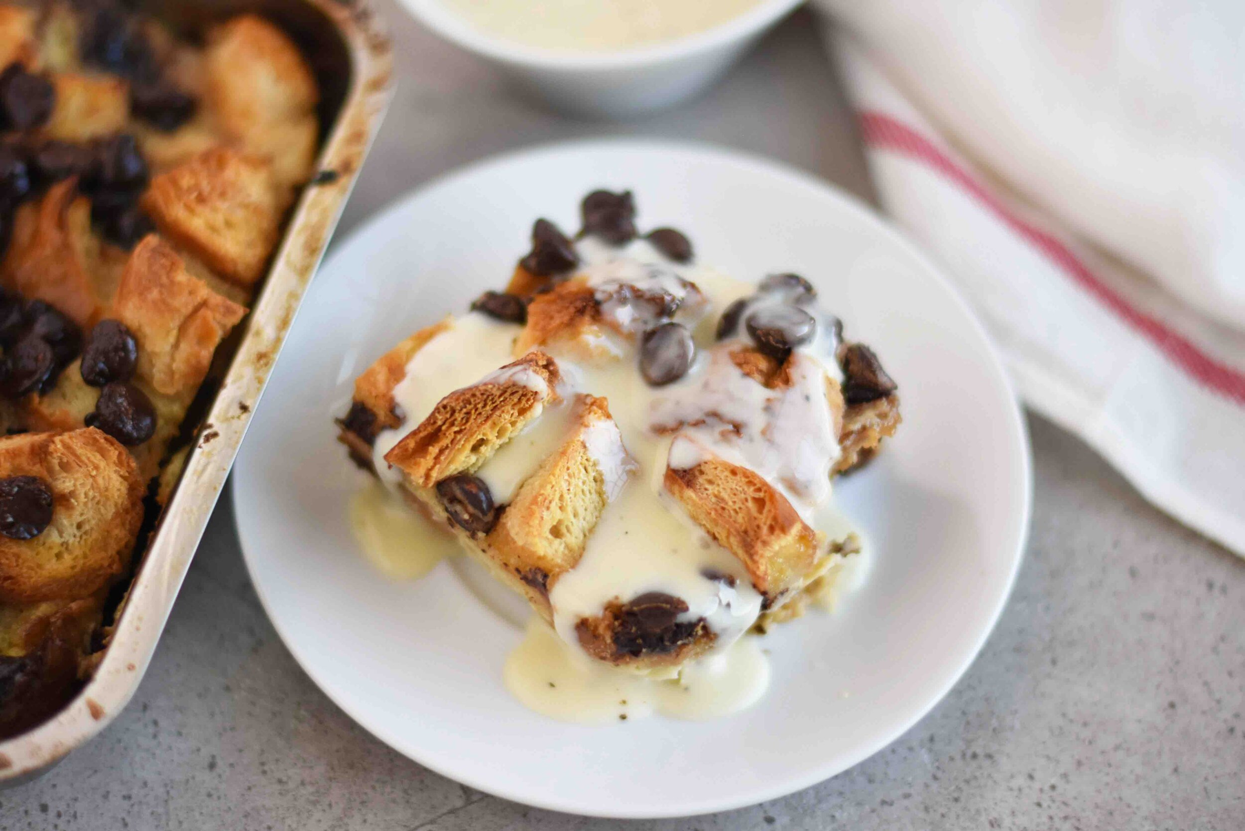 Bread Pudding and Vanilla Sauce recipe