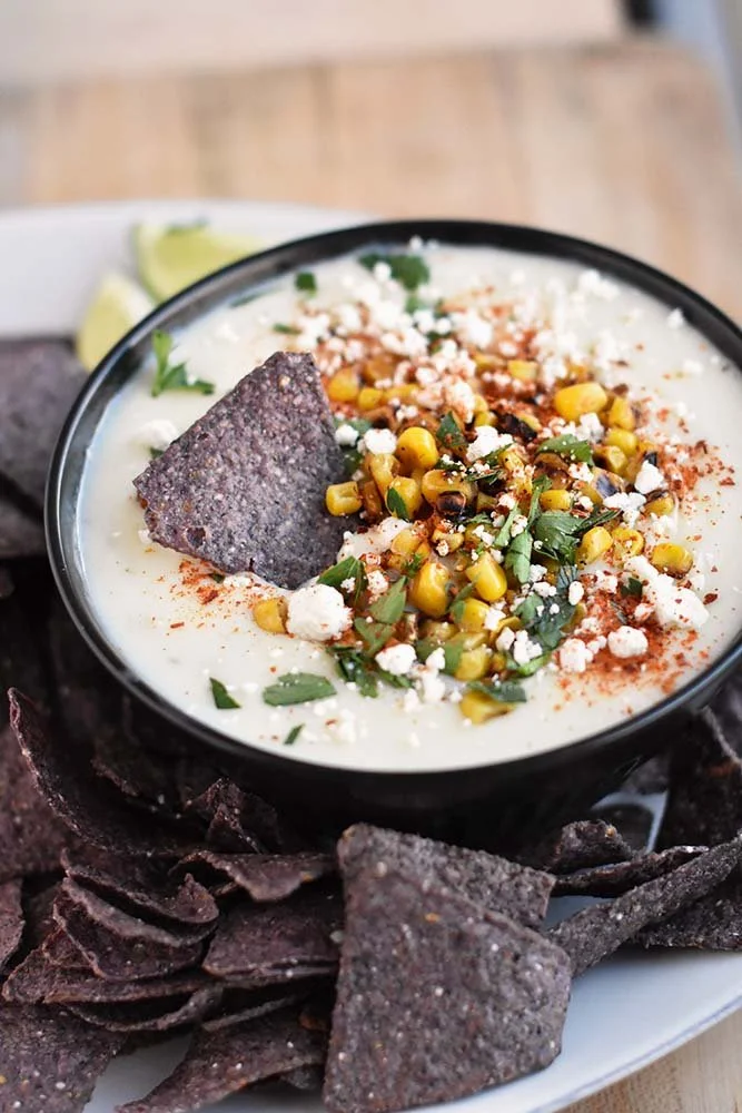 Elote Queso Dip