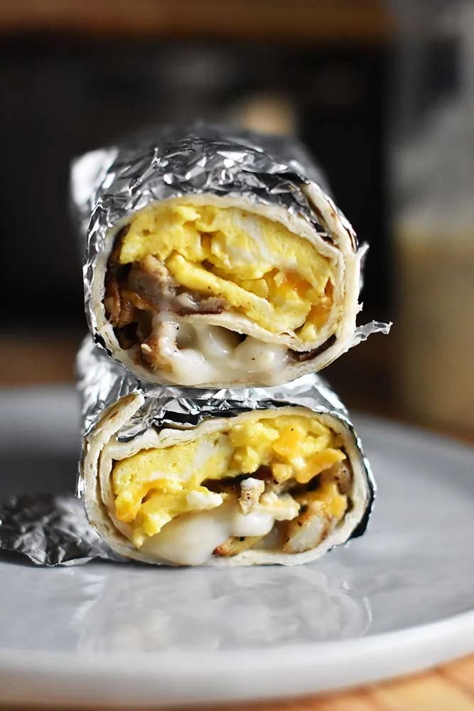 Sausage Gravy Breakfast Burrito — Ready Foods