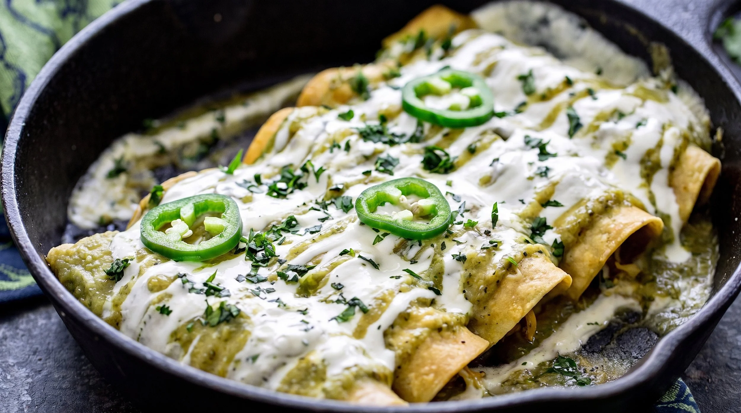 · Chicken and Spinach Enchiladas