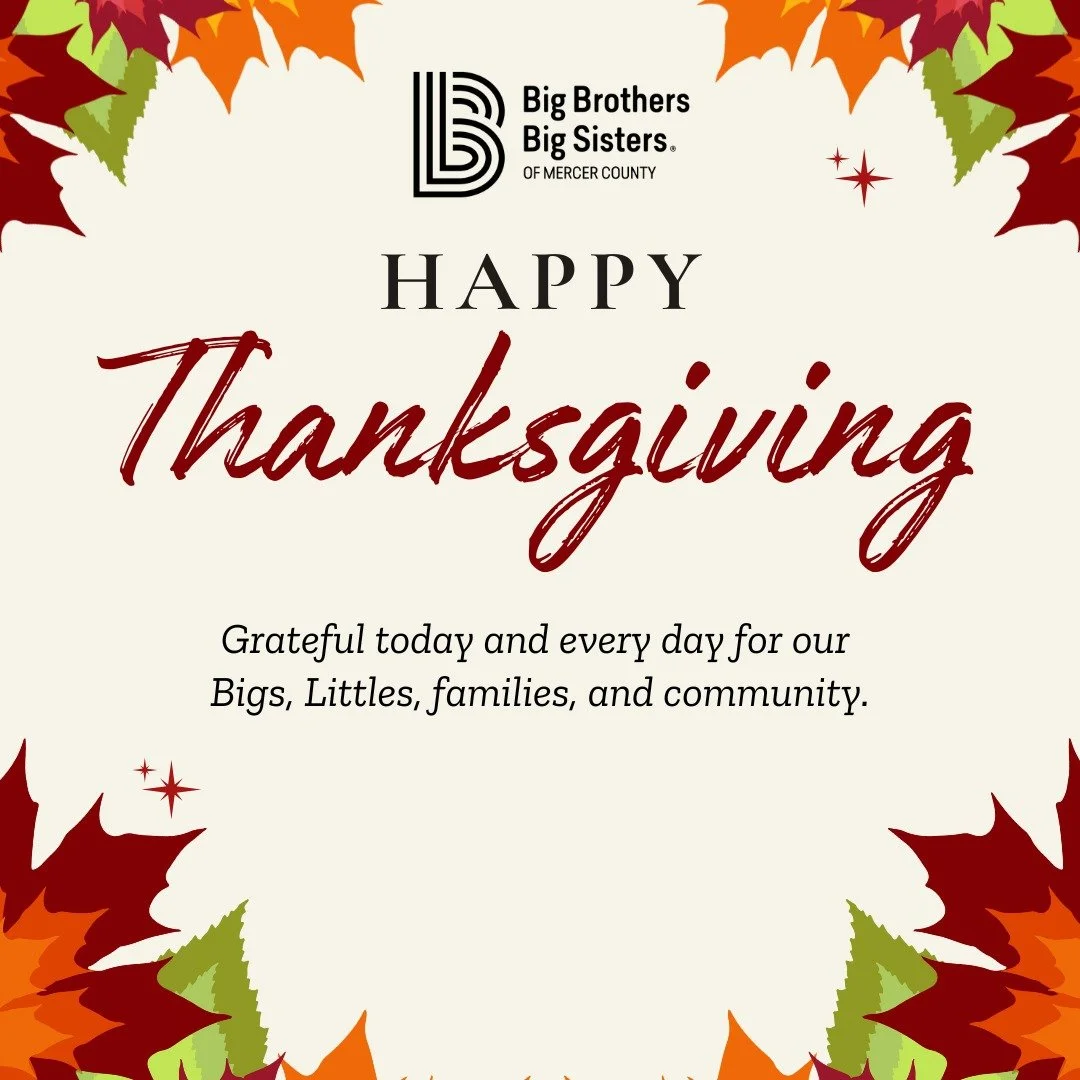 Our hearts (and plates!) are full&mdash;thanks to the incredible mentors, volunteers, and supporters who make BIG things happen. Happy Thanksgiving! 🦃💚

#BBBS #BiggerTogether