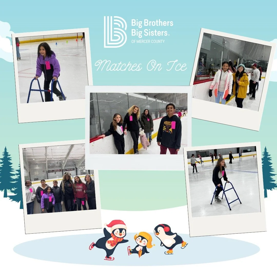 Our Bigs &amp; Littles enjoyed a fun day of ice skating ⛸️
Shared experiences like these help create meaningful, lasting relationships. ⛸️💙
#MentorshipMatters #ItTakesLittleToBeBig #BBBSMercer