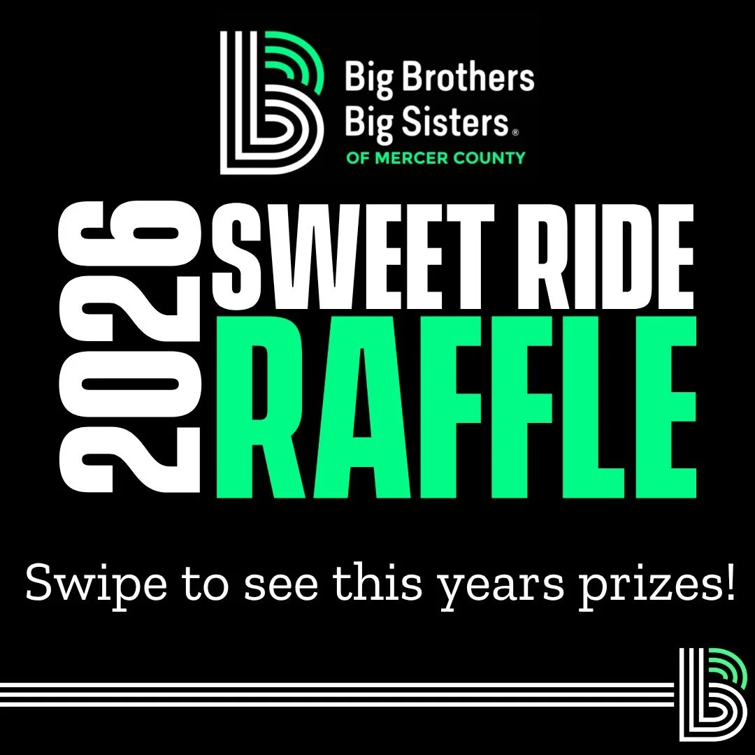 Big prizes. Bigger impact. Swipe through what you could win while supporting our mission.

To enter:
📧 Email helpachild@mercerbbbs.org to request tickets or learn more.
📞 Call us at 609-656-1000 to speak with a ticket representative.
📬 Mail a chec