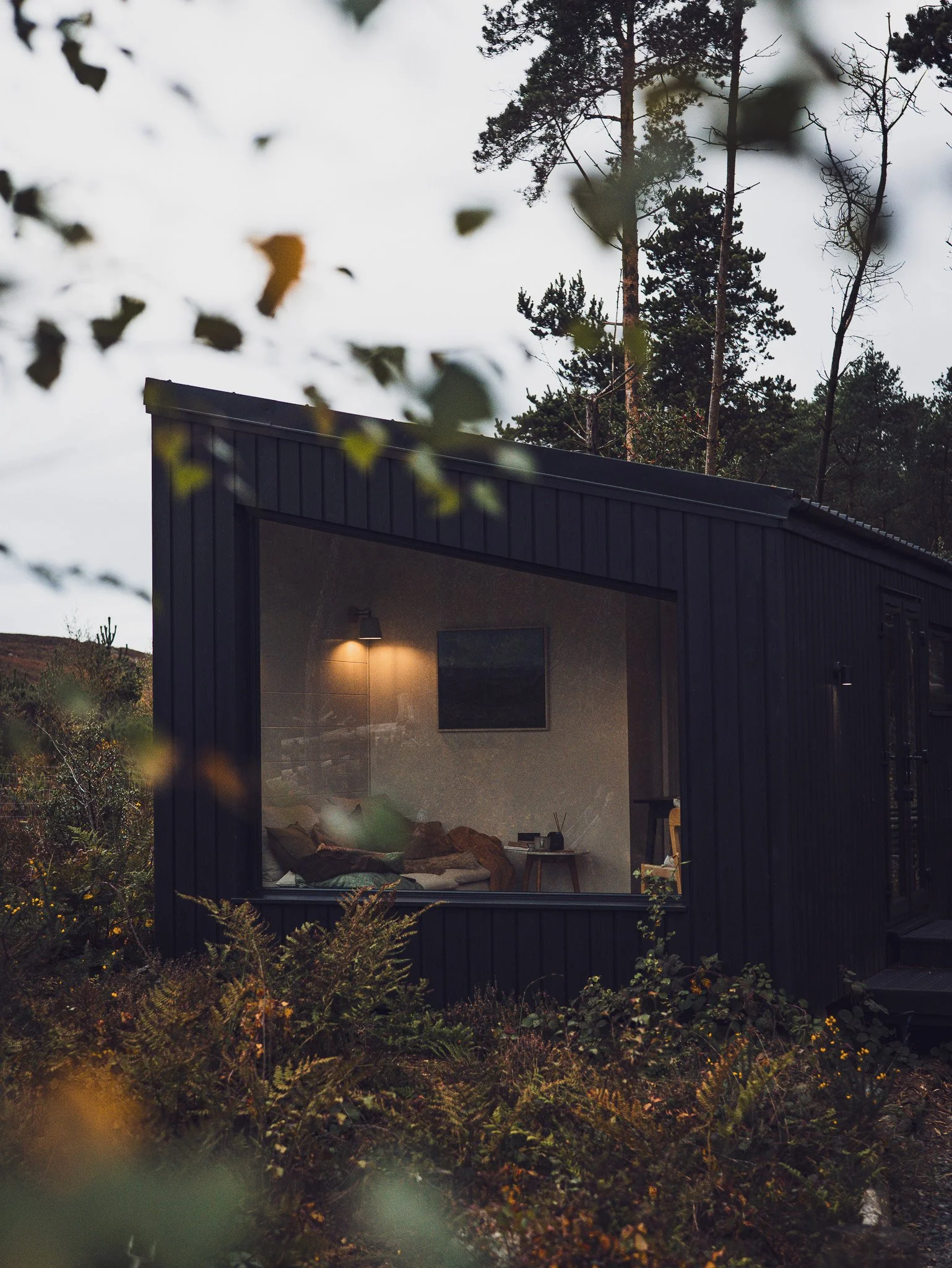 off grid luxury cabin in shropshire