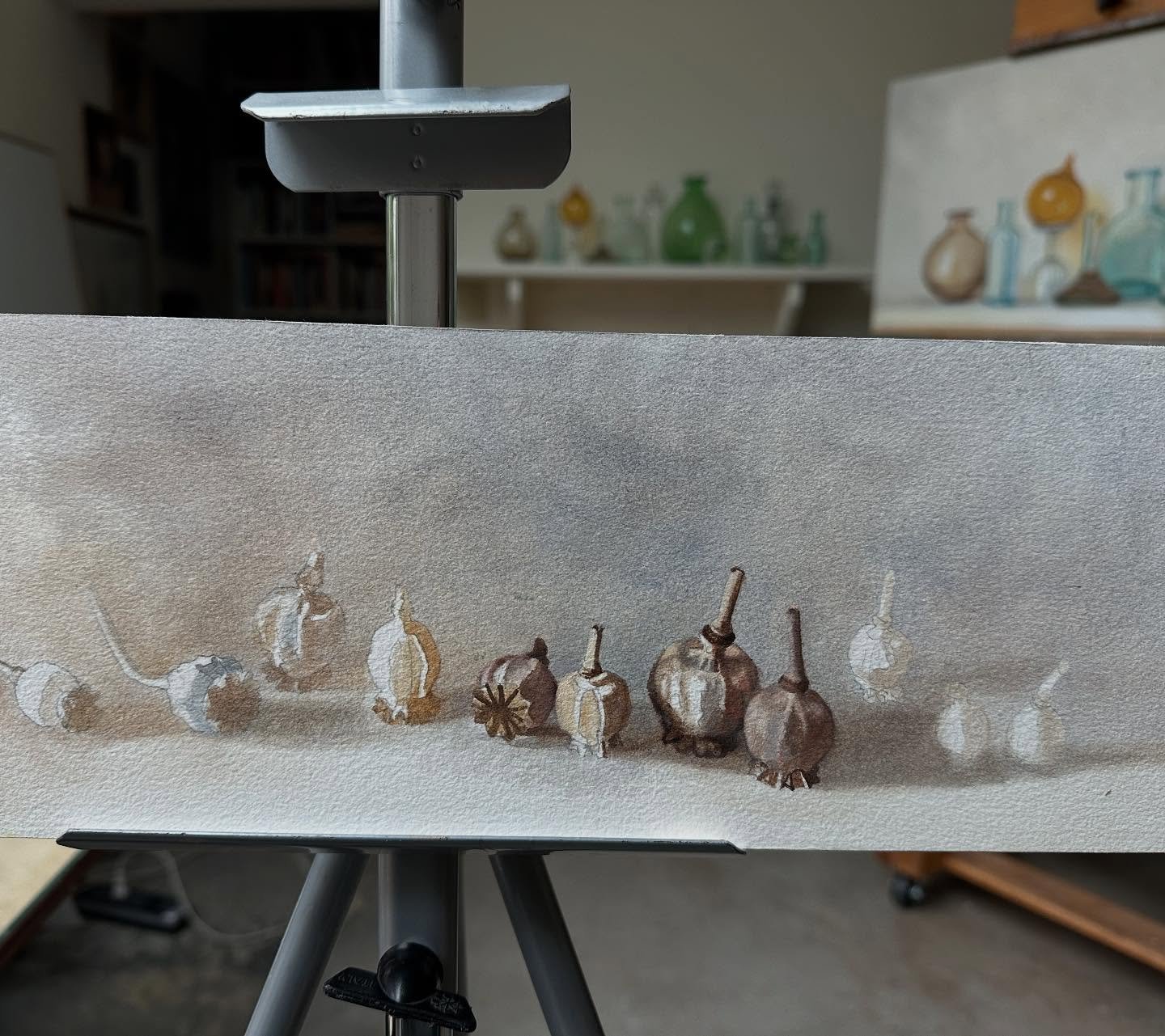 &hellip;conclave&hellip;
#musings #fromlife #wip #oilonpaper