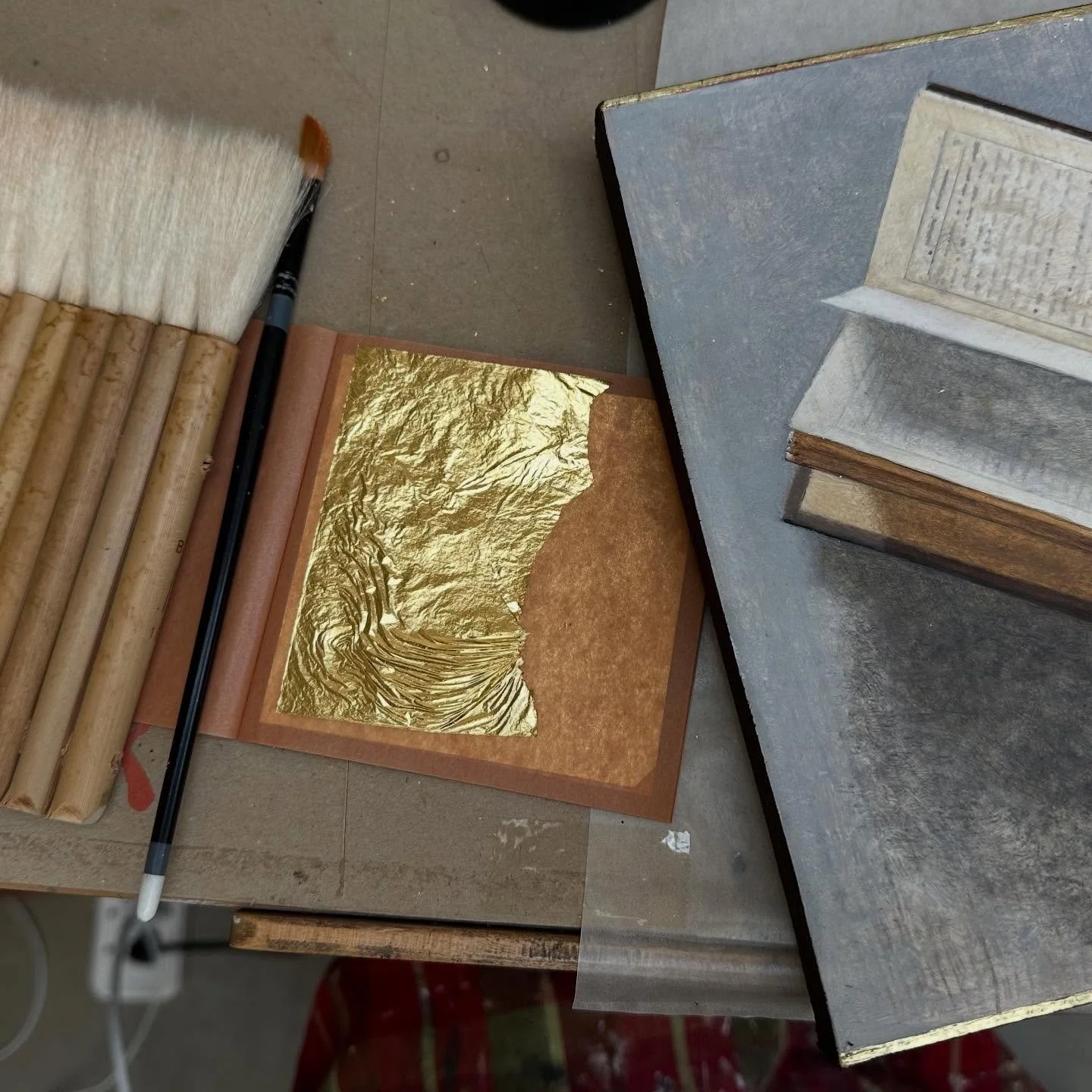 &hellip;materials&hellip;
#goldleaf #witnessmarks #wip #vermontartist
